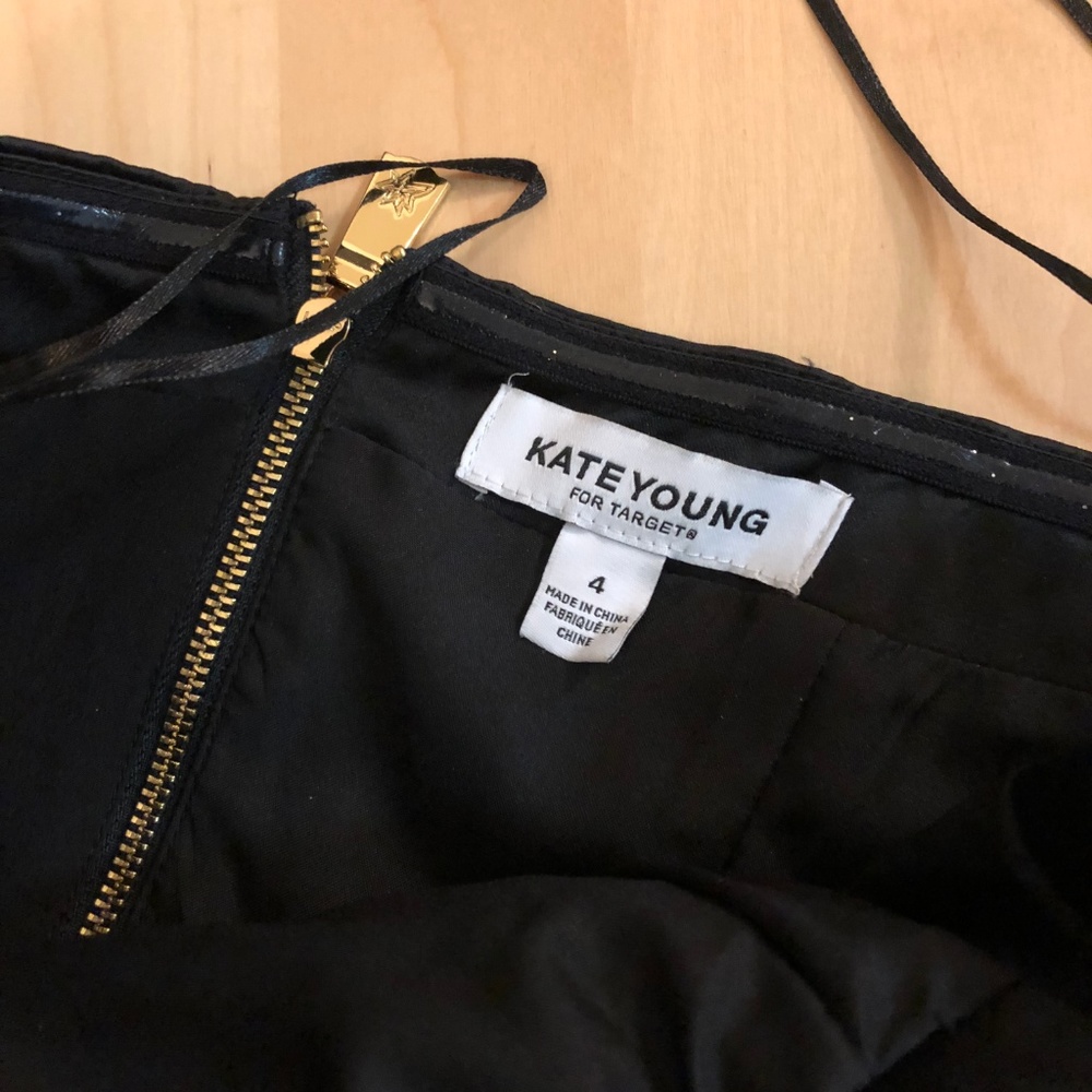 Kate Young Strapless Bow Dress Sz 4 - Picture 4 of 5